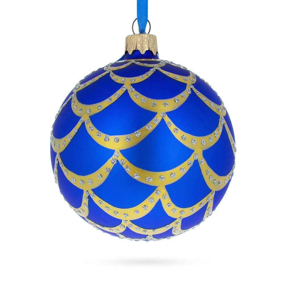 1900 Kelch Pine Cone Royal Egg Blown Glass Christmas Ornament 3.25 Inches  |   Royal Collection Ornaments Royal Collection