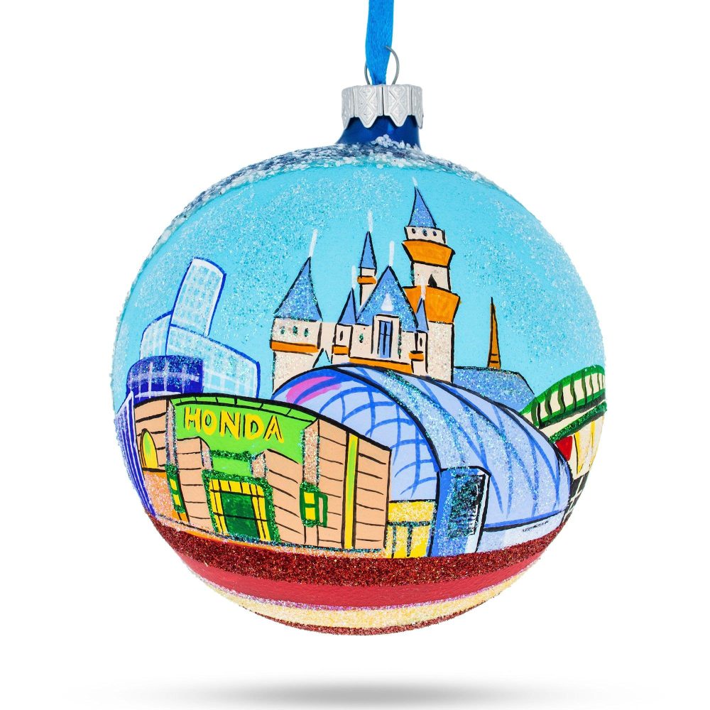 Anaheim, Maryland Glass Ball Christmas Ornament 4 Inches  |   Travel Ornaments Travel