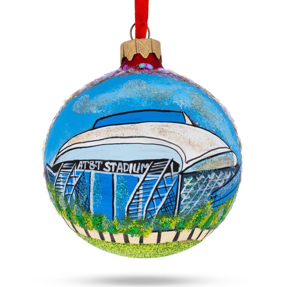 Arlington, Texas Glass Ball Christmas Ornament 3.25 Inches  |   Travel Ornaments Travel