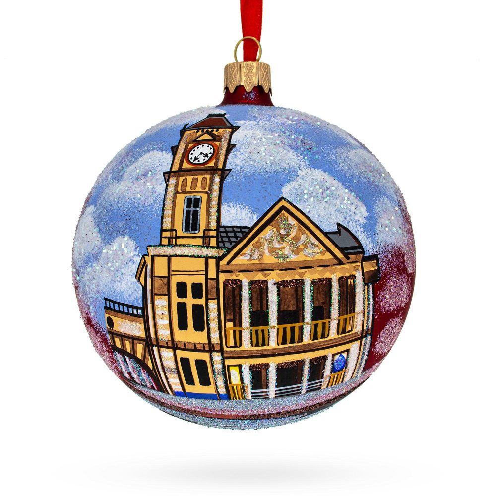 Birmingham Museum & Art Gallery, United Kingdom Glass Ball Christmas Ornament 4 Inches  |   Travel Ornaments Travel