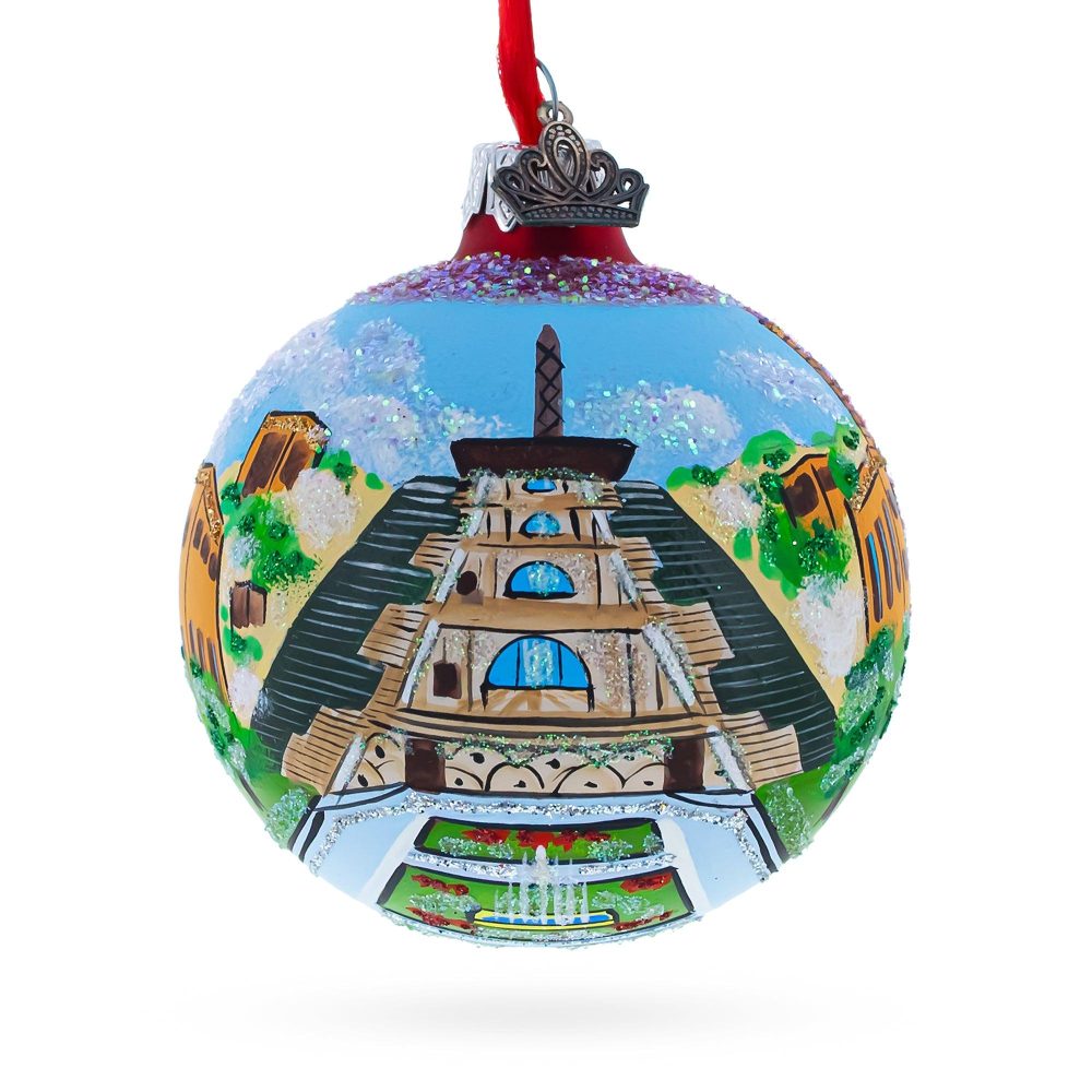 Cafesjian Center For The Arts, Yerevan, Armenia Glass Ball Christmas Ornament 3.25 Inches  |   Travel Ornaments Travel