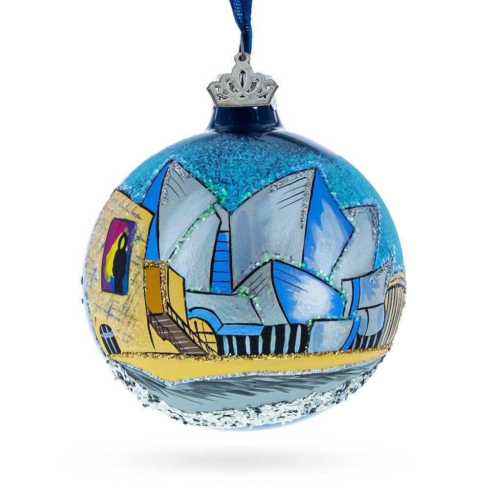 Concert Hall Los Angeles, California Glass Ball Christmas Ornament 3.25 Inches  |   Travel Ornaments Travel