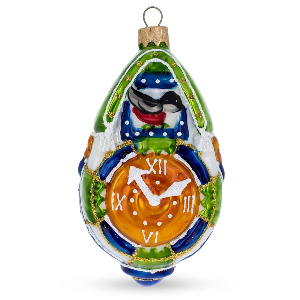 Cuckoo Clock Mini Glass Christmas Ornament  |   Houseware Houseware Houseware