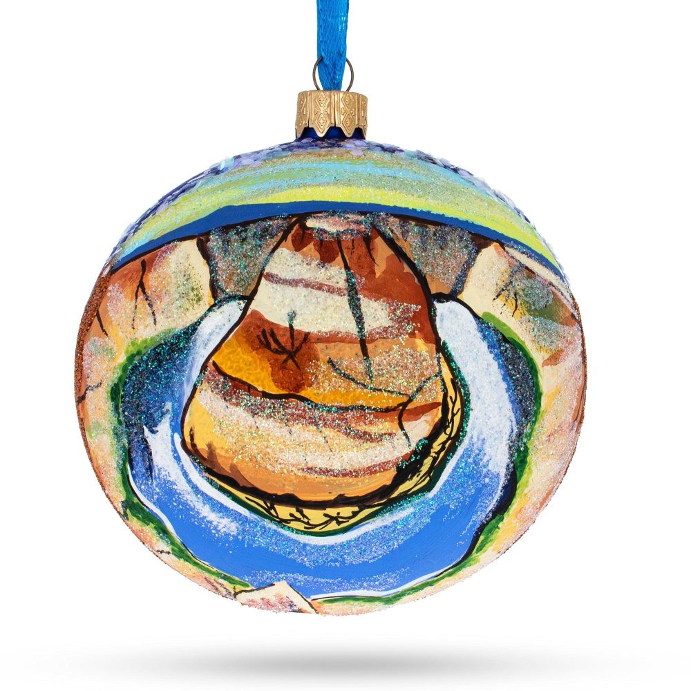 Grand Canyon National Park, Arizona Glass Ball Christmas Ornament 4 Inches  |   Travel Ornaments Travel