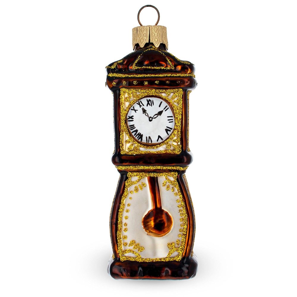 Grandfather Clock Mini Glass Christmas Ornament  |   Houseware Houseware Houseware