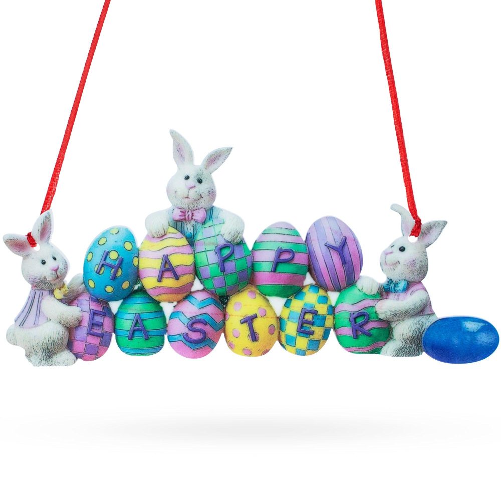 Happy Easter Decoration Easter Eggs Pendant  |   Egg Ornaments Egg Ornaments Egg Ornaments