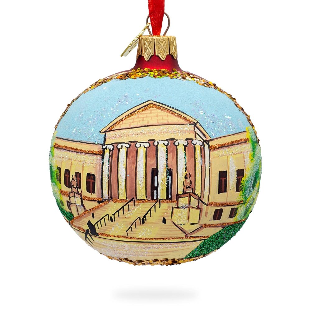 Institute Of Art, Minneapolis, Minnesota, Usa Glass Ball Christmas Ornament 3.25 Inches  |   Travel Ornaments Travel