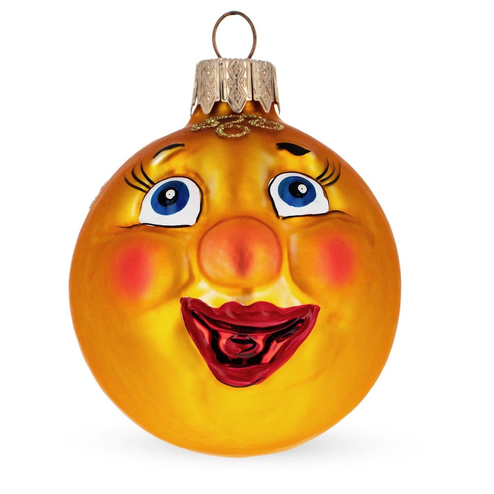 Kolobok, The Folk Tale Hero, Mini Glass Christmas Ornament  |   Fairy Tales Ornaments Fairy Tales