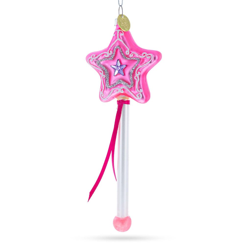 Magic Wand Blown Glass Christmas Ornament  |   Fairy Tales Fairy Tales Fairy Tales