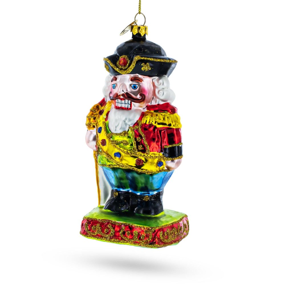 New Year Festive Nutcracker Blown Glass Christmas Ornament  |   Nutcrackers Nutcrackers Nutcrackers