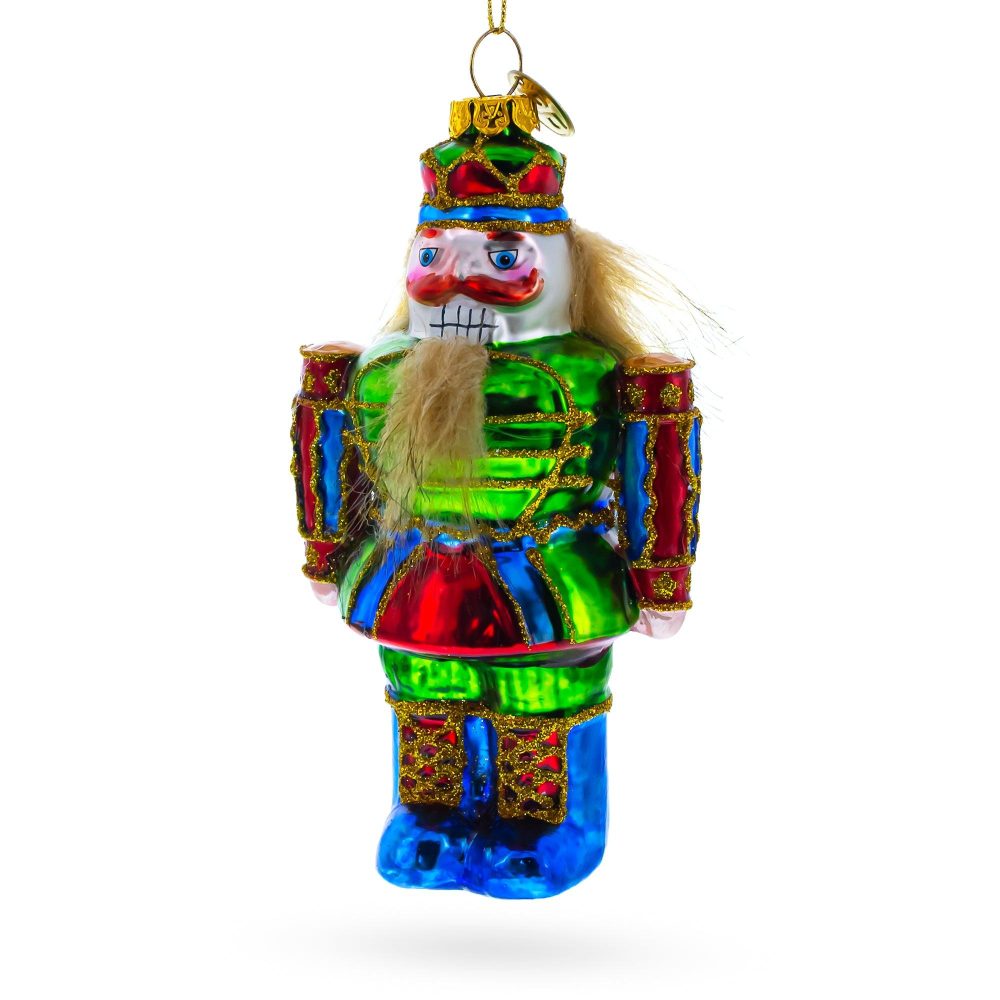 New Year Nutcracker Blown Glass Christmas Ornament  |   Nutcrackers Nutcrackers Nutcrackers