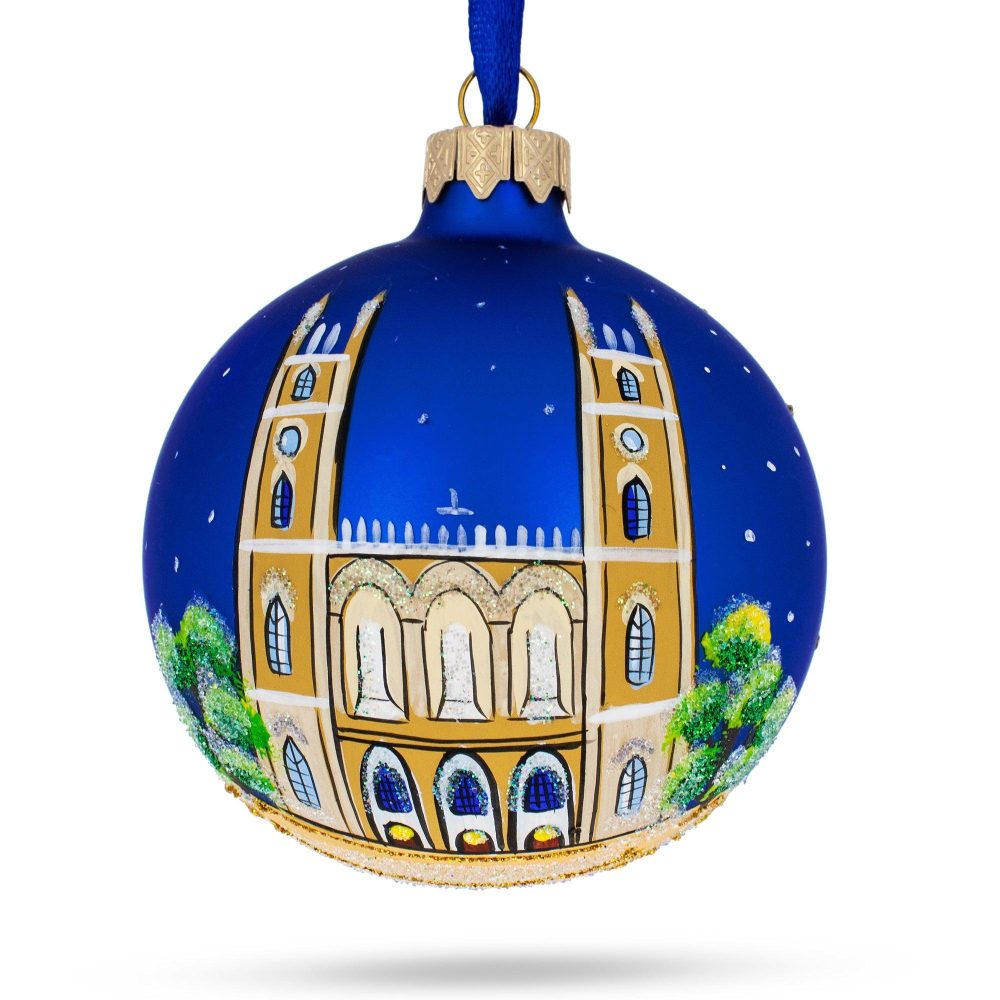 Notre-Dame Basilica, Montreal, Canada Glass Ball Christmas Ornament 3.25 Inches  |   Travel Ornaments Travel