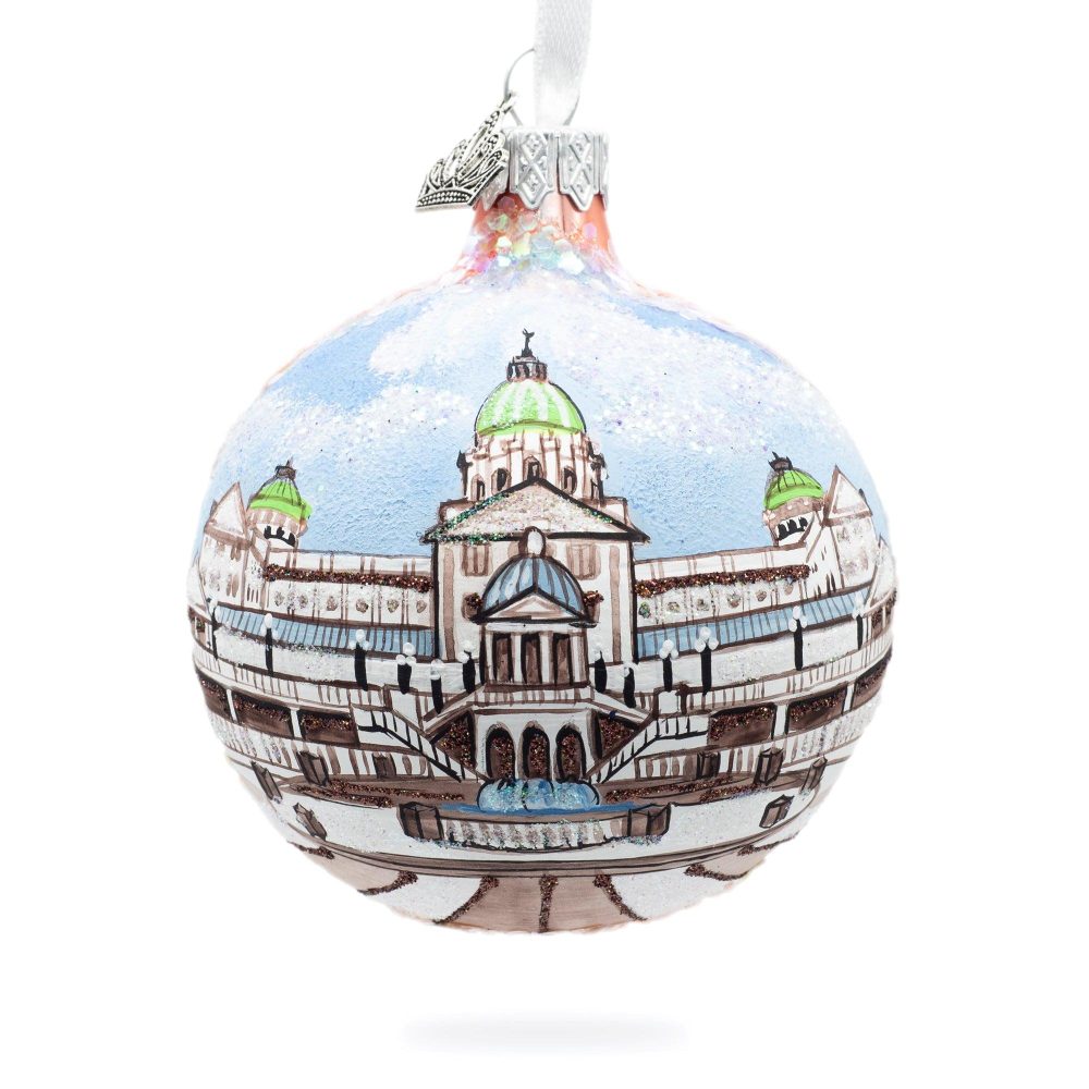 Pennsylvania State Capitol, Harrisburg, Pennsylvania, Usa Glass Ball Christmas Ornament 3.25 Inches  |   Travel Ornaments Travel