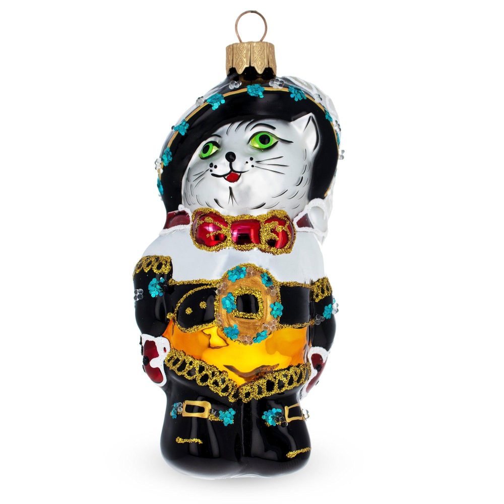 Puss In Boots Mini Glass Christmas Ornament  |   Fairy Tales Fairy Tales Fairy Tales