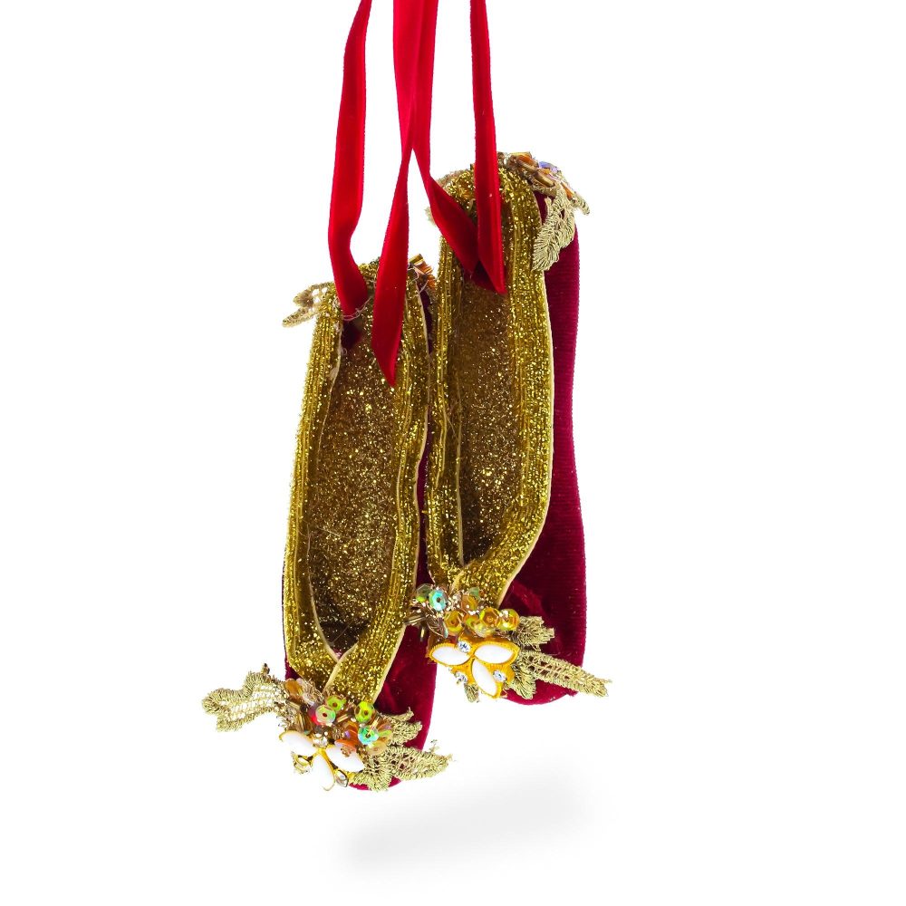 Red Shoes Blown Glass Christmas Ornament  |   Fashion Fashion Fashion