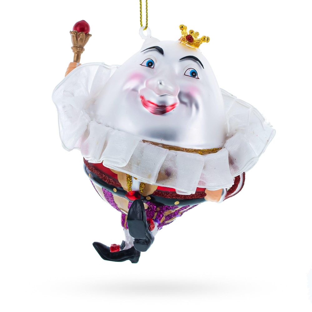 Regal Egg King Blown Glass Christmas Ornament  |   Fairy Tales Fairy Tales Fairy Tales