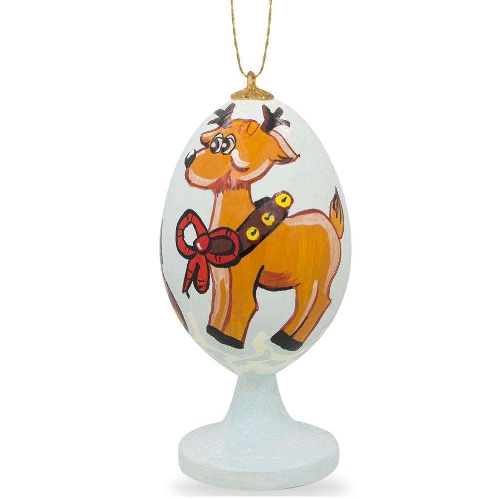 Reindeer Christmas Gifts Wooden Christmas Ornament  |   Animals Animals Animals