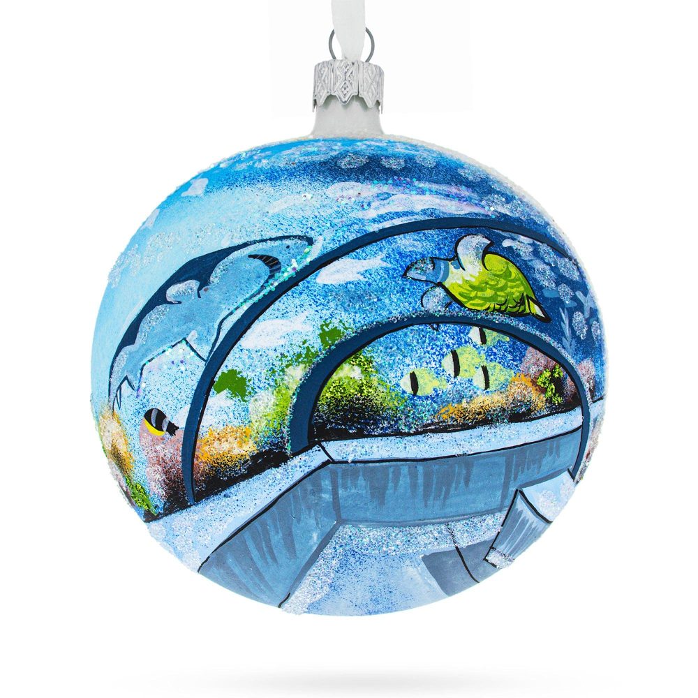 Ripley’S Aquarium, Toronto, Canada Glass Ball Christmas Ornament 4 Inches  |   Travel Ornaments Travel