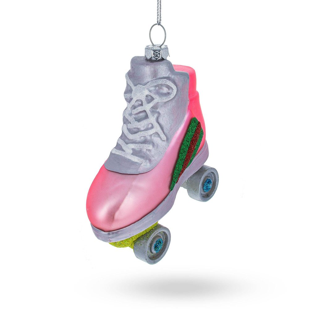 Roller Skate Glass Christmas Ornament  |   Hobby Hobby Hobby