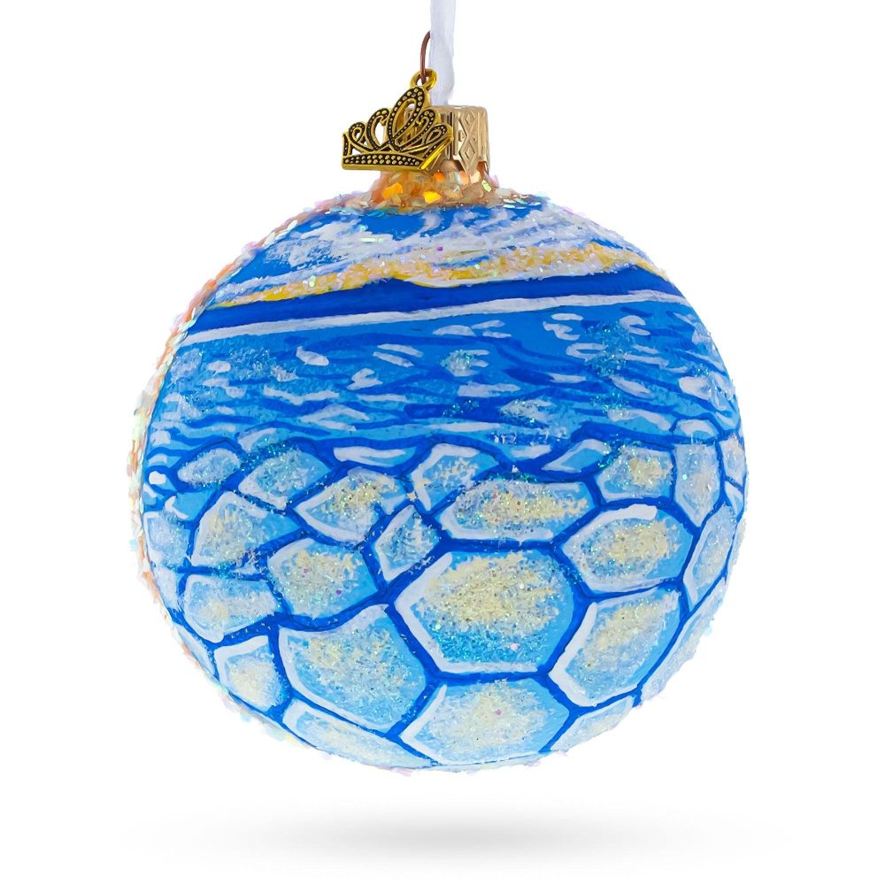 Salar De Uyuni, Bolivia Glass Ball Christmas Ornament  |   Travel Ornaments Travel