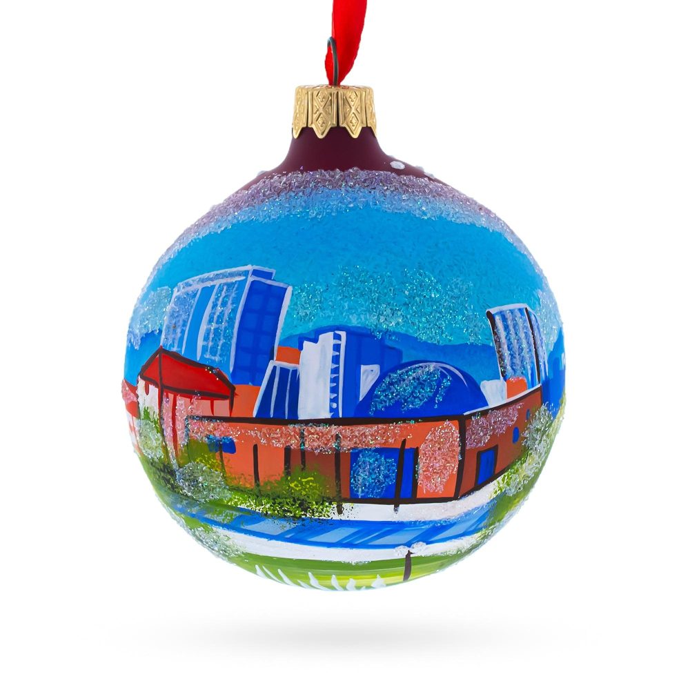 San Jose, California Glass Ball Christmas Ornament 3.25 Inches  |   Travel Ornaments Travel