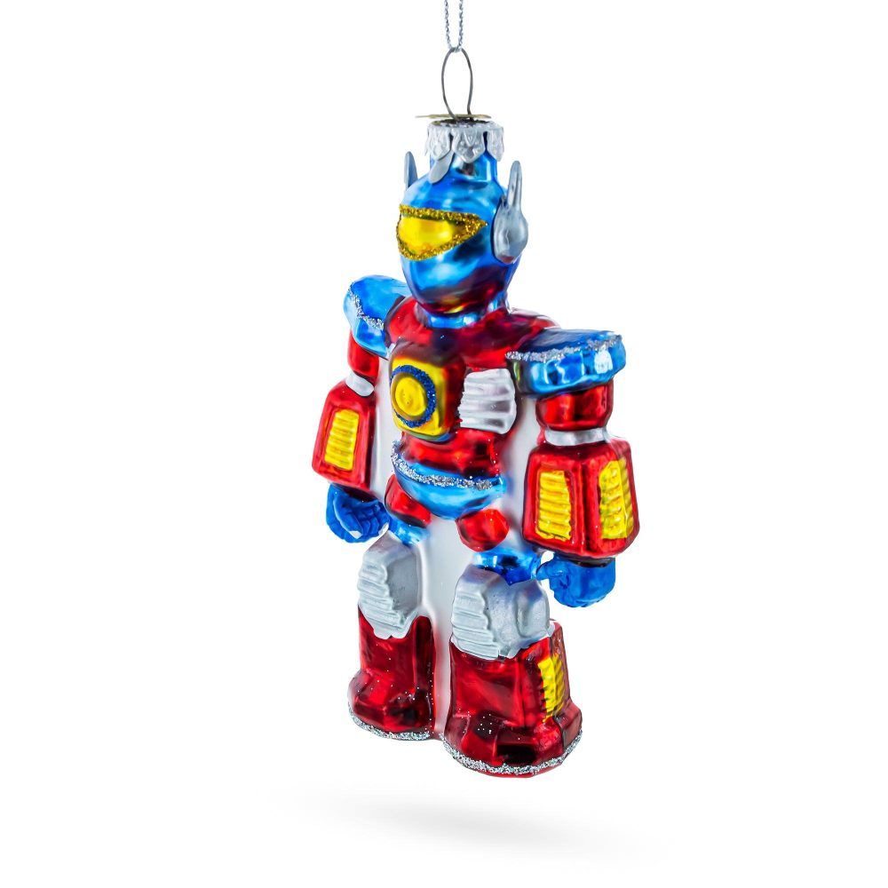 Shape-Shifting Robot Blown Glass Christmas Ornament  |   Cosmic Cosmic Cosmic