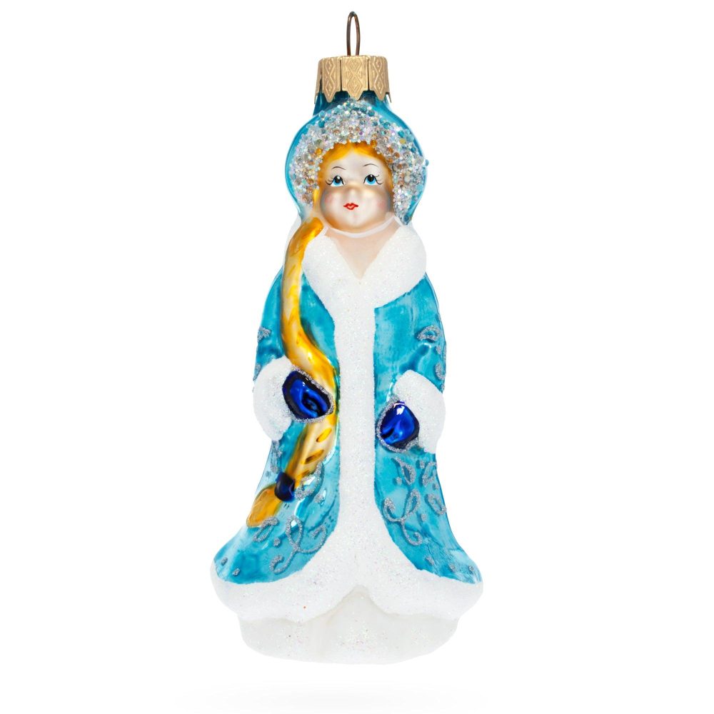 Snegurochka Snow Maiden Mini Glass Christmas Ornament  |   Fairy Tales Fairy Tales Fairy Tales