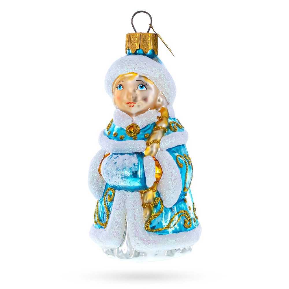 Snigurochka Snow Maiden Mini Glass Christmas Ornament  |   Fairy Tales Fairy Tales Fairy Tales