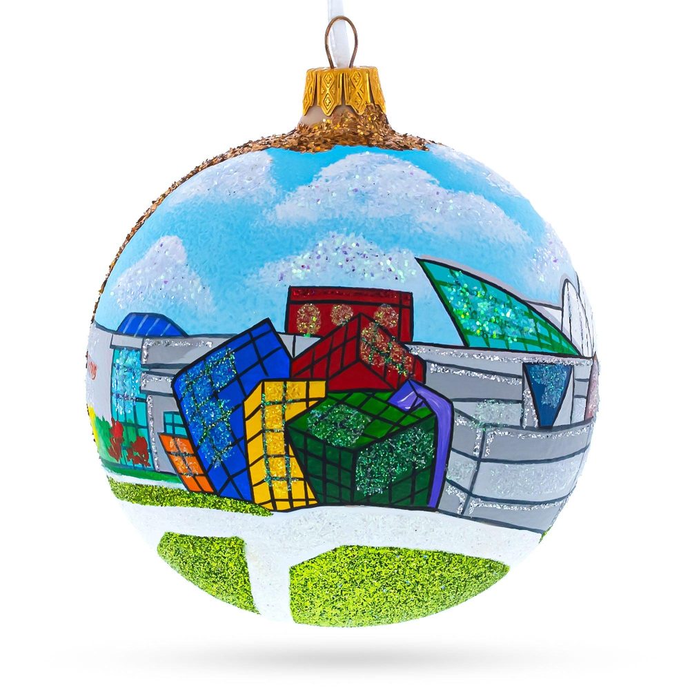 The Strong National Museum Of Play, Rochester, New York, Usa Glass Ball Christmas Ornament 4 Inches  |   Travel Ornaments Travel