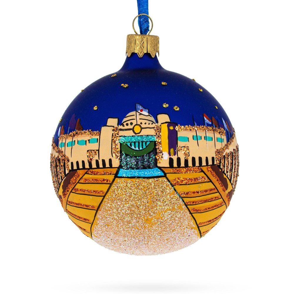 The War Memorial Of Korea Glass Ball Christmas Ornament 3.25 Inches  |   Travel Ornaments Travel