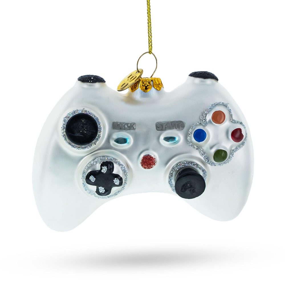 Video Game Controller Blown Glass Christmas Ornament  |   Hobby Hobby Hobby