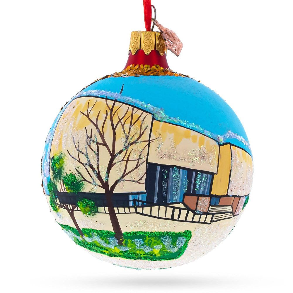 Virginia State Museum, Charleston, West Virginia, Usa Glass Ball Christmas Ornament 3.25 Inches  |   Travel Ornaments Travel