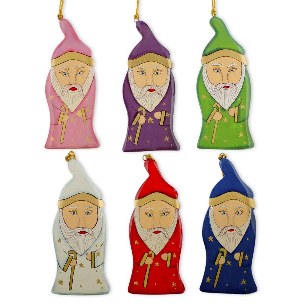 Wizards Wooden Christmas Ornaments  |   Santa Ornaments Santa